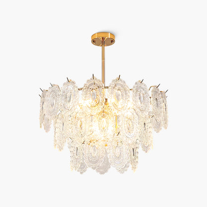 Wave Eclectic Crystal Chandelier