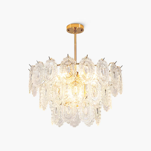 Wave Eclectic Crystal Chandelier