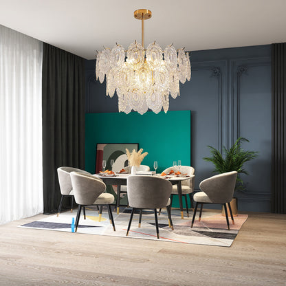 Wave Eclectic Crystal Chandelier