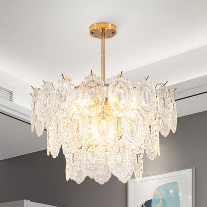 Wave Eclectic Crystal Chandelier