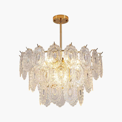 Wave Eclectic Crystal Chandelier