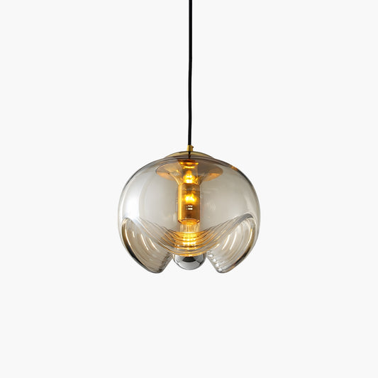 Wave Mid-century Crystal Pendant Light