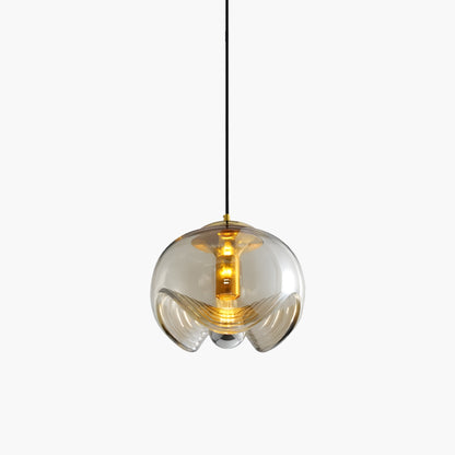 Wave Mid-century Crystal Pendant Light