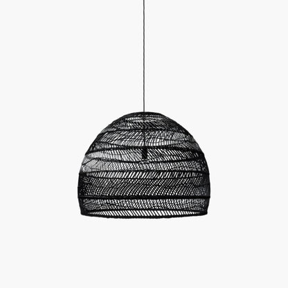 Wicker Contemporary Metal Pendant Lamp