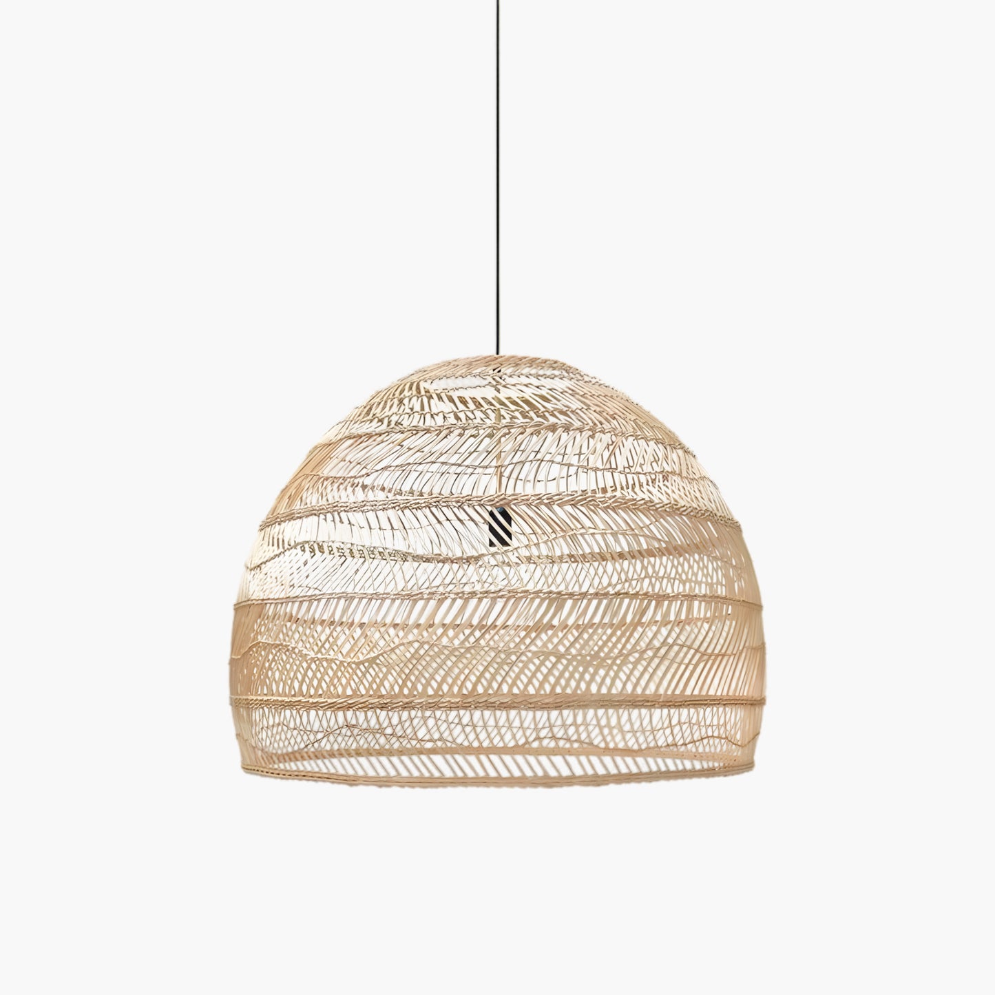 Wicker Contemporary Metal Pendant Lamp