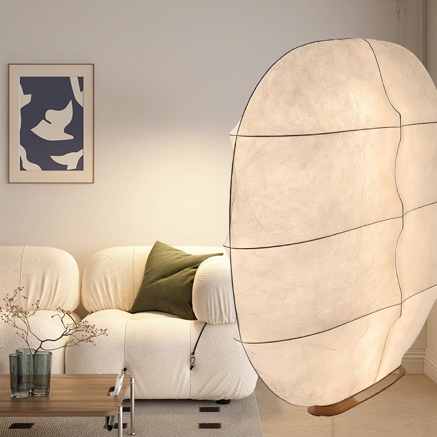 Windsurfing Eclectic Metal Floor Lamp