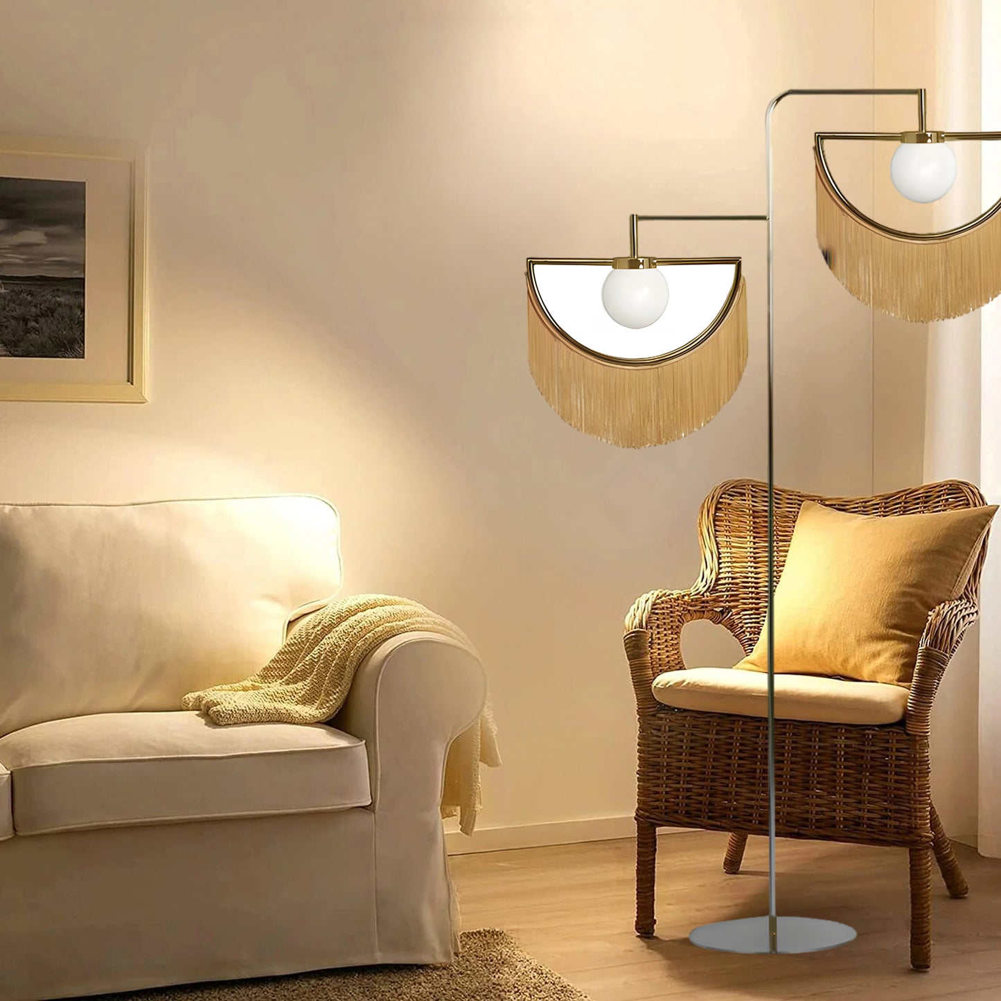 Wink Traditional Crystal Floor Lamp