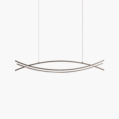 Wishbone LED Modern Aluminum Chandelier