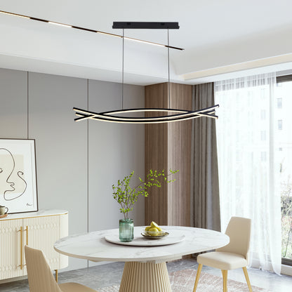 Wishbone LED Modern Aluminum Chandelier