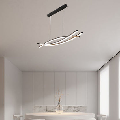 Wishbone LED Modern Aluminum Chandelier