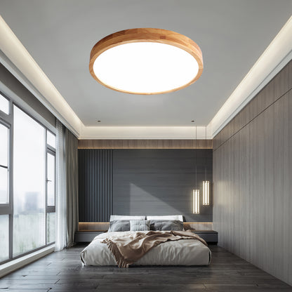 Wooden Geometric Modern Wood Ceiling Light