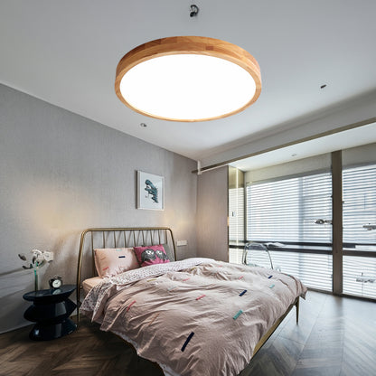 Wooden Geometric Modern Wood Ceiling Light