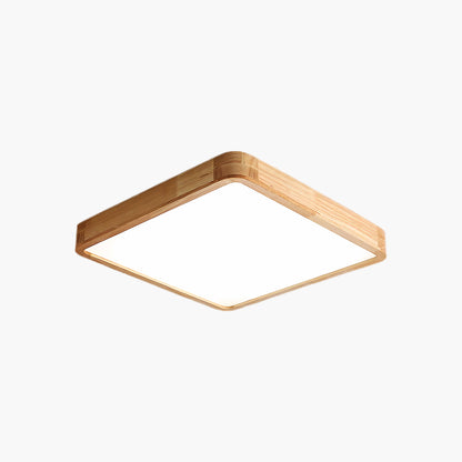 Wooden Geometric Modern Wood Ceiling Light