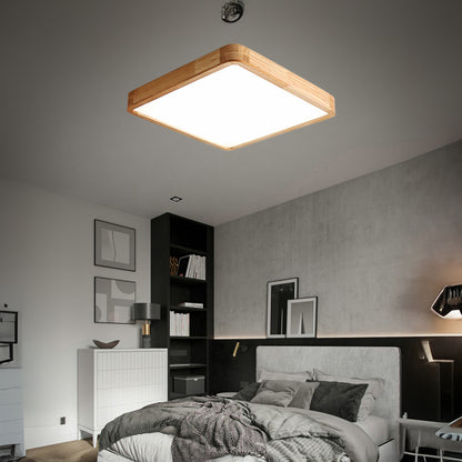 Wooden Geometric Modern Wood Ceiling Light