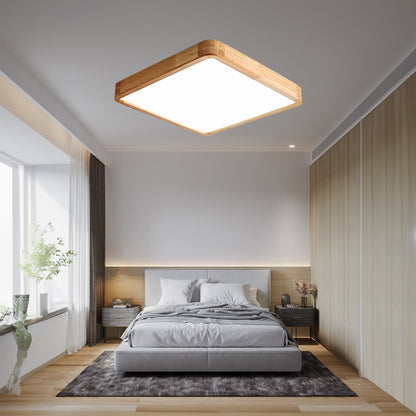 Wooden Geometric Modern Wood Ceiling Light