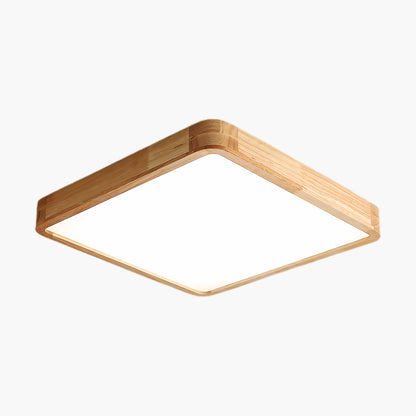 Wooden Geometric Modern Wood Ceiling Light