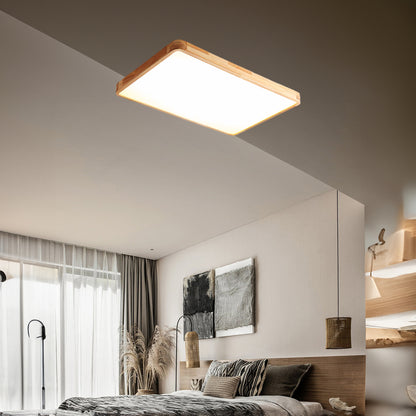 Wooden Geometric Modern Wood Ceiling Light