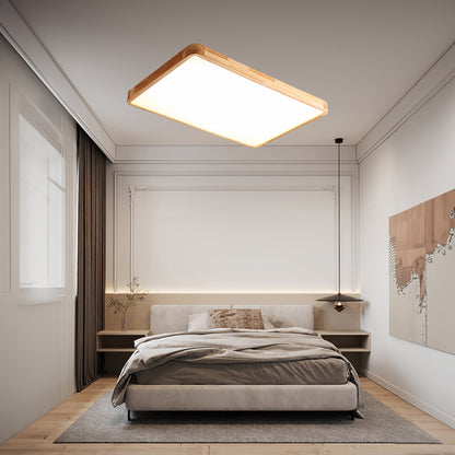 Wooden Geometric Modern Wood Ceiling Light