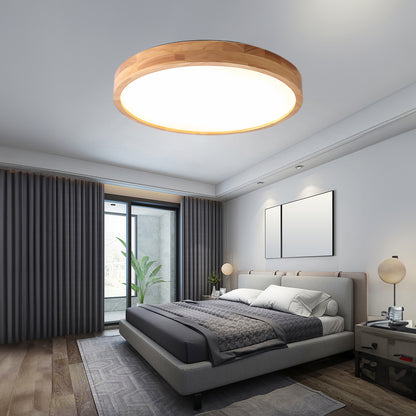 Wooden Geometric Modern Wood Ceiling Light