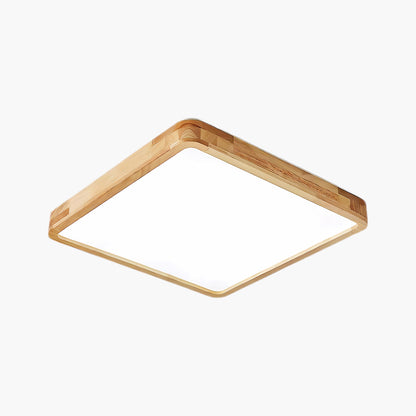 Wooden Geometric Modern Wood Ceiling Light