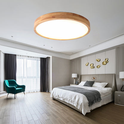 Wooden Geometric Modern Wood Ceiling Light