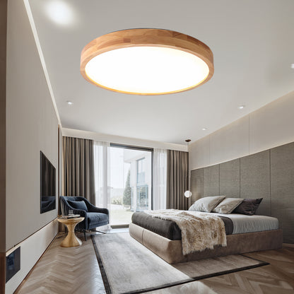 Wooden Geometric Modern Wood Ceiling Light