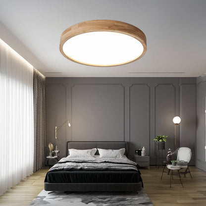 Wooden Geometric Modern Wood Ceiling Light