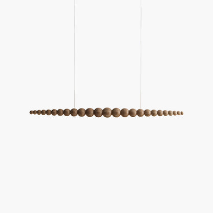 Woodline Orb Modern Metal Pendant Light