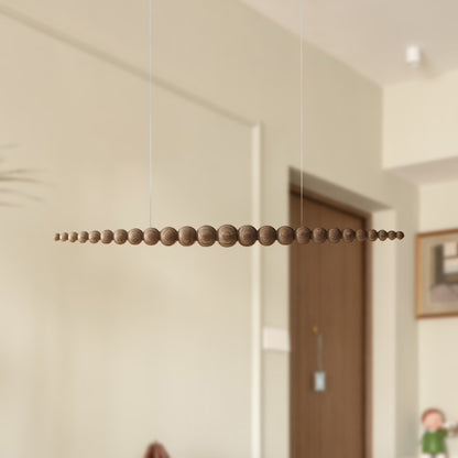 Woodline Orb Modern Metal Pendant Light