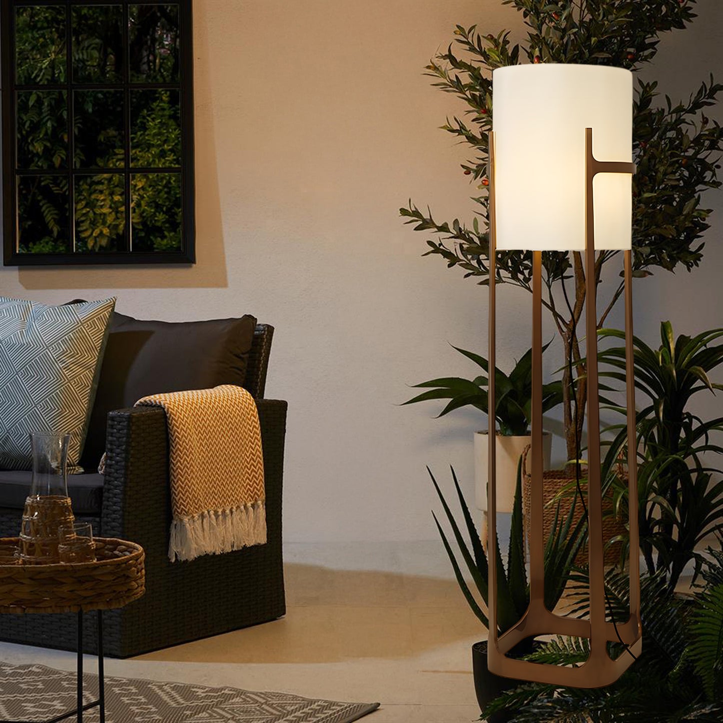 X+L 04 Eclectic Metal Floor Lamp