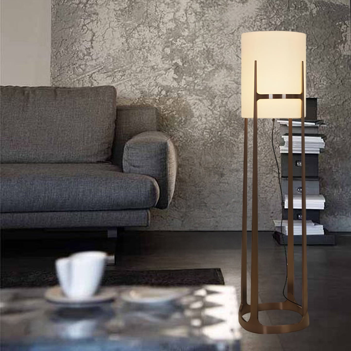 X+L 04 Eclectic Metal Floor Lamp