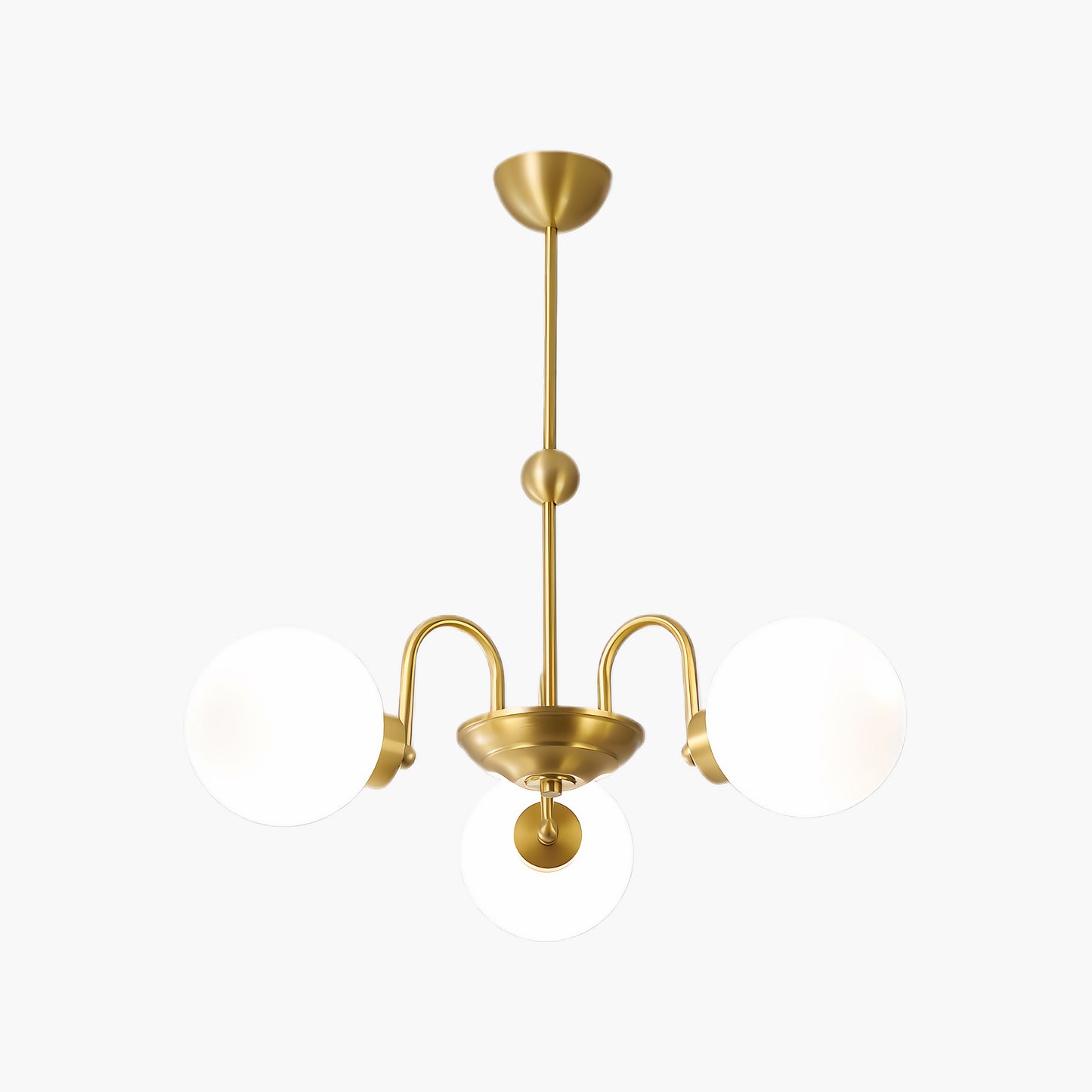 Yisu Brass Vintage Crystal Chandelier