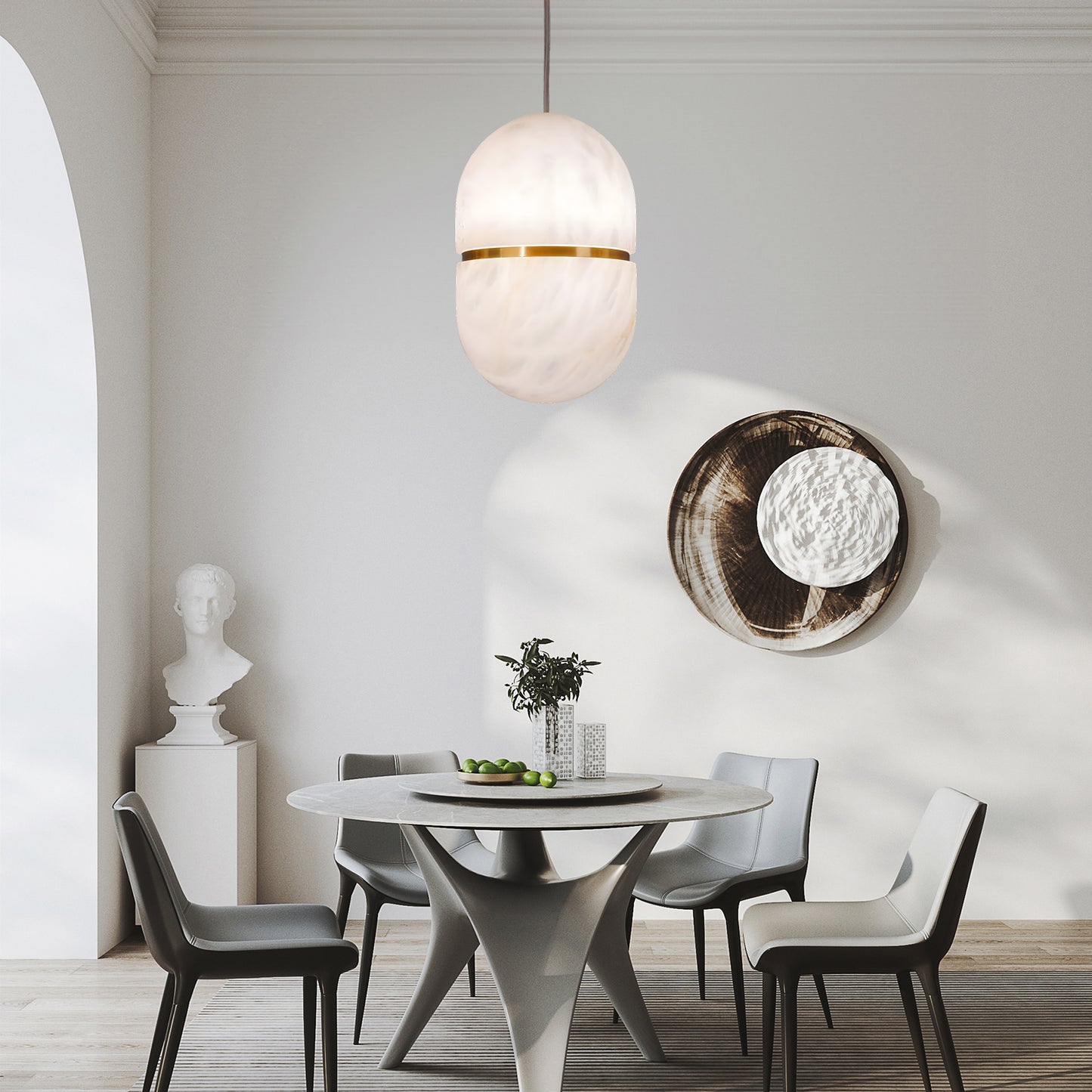 YUM Minimalist Metal Pendant Light