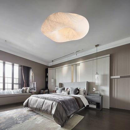 Cloud Silk Luxury Metal Ceiling Lamp