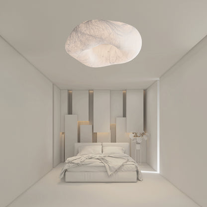 Cloud Silk Luxury Metal Ceiling Lamp