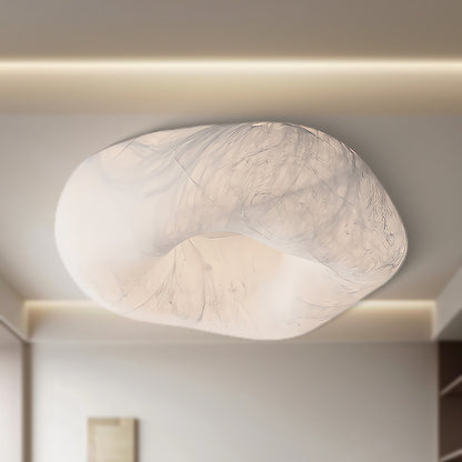 Cloud Silk Luxury Metal Ceiling Lamp