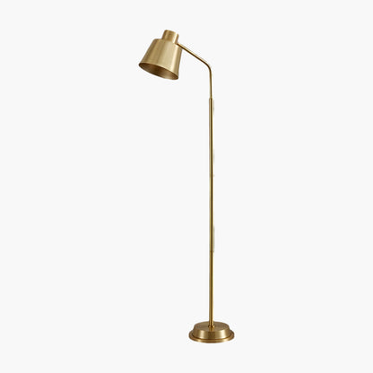 Zeid Minimalist Brass Floor Lamp