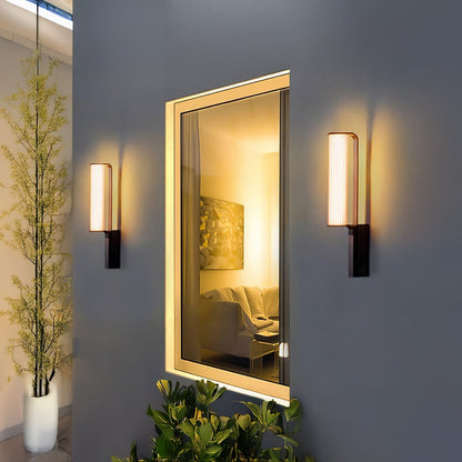 Zenith Arc Contemporary Steel Outdoor LED Sconce