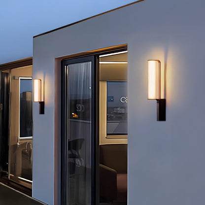 Zenith Arc Contemporary Steel Outdoor LED Sconce