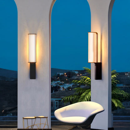 Zenith Arc Contemporary Steel Outdoor LED Sconce