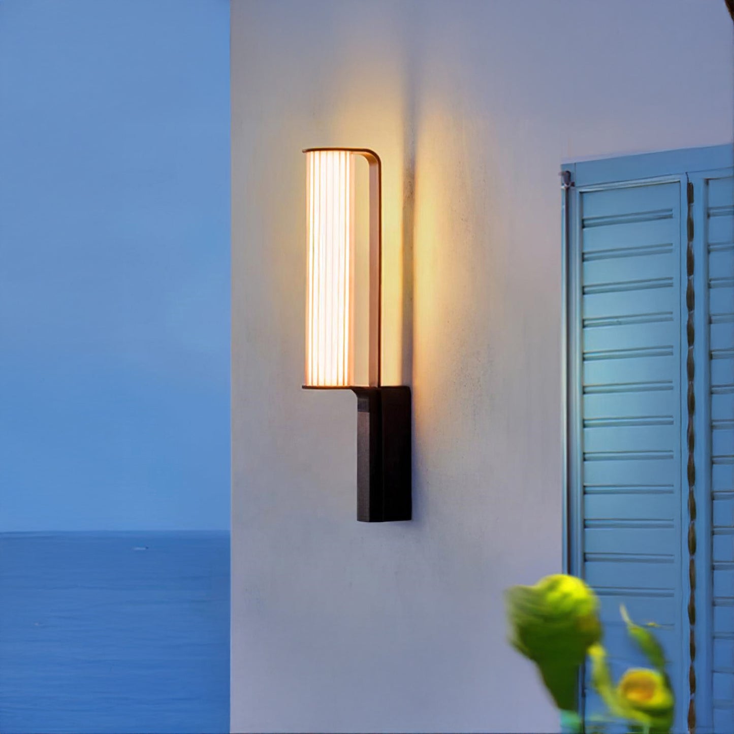 Zenith Arc Contemporary Steel Outdoor LED Sconce