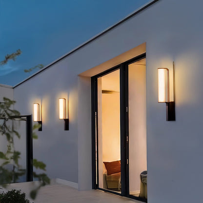 Zenith Arc Contemporary Steel Outdoor LED Sconce