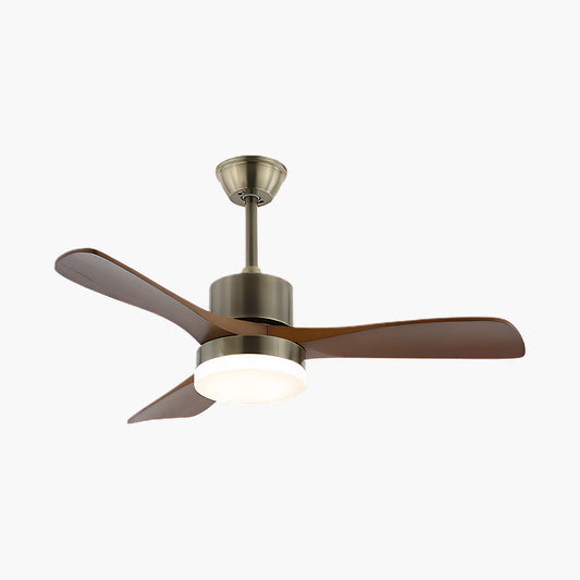 Zephyr Wooden 4252 Modern Metal Ceiling Fan Light